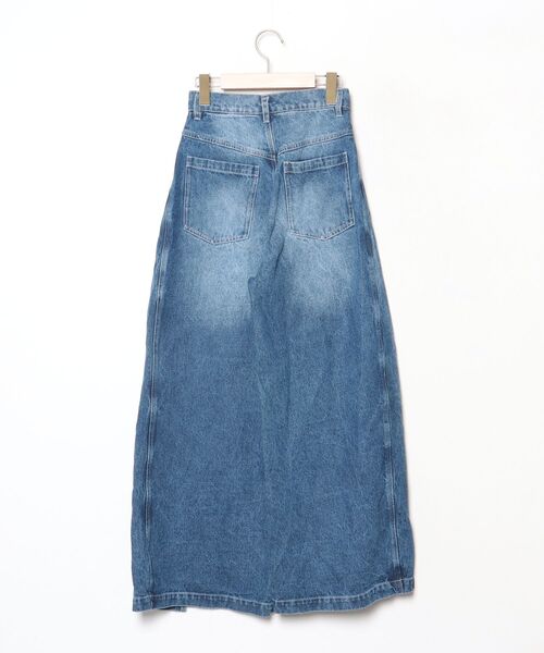 「DURAS」 デニムパンツ S-M インディゴブルー レディース_画像2