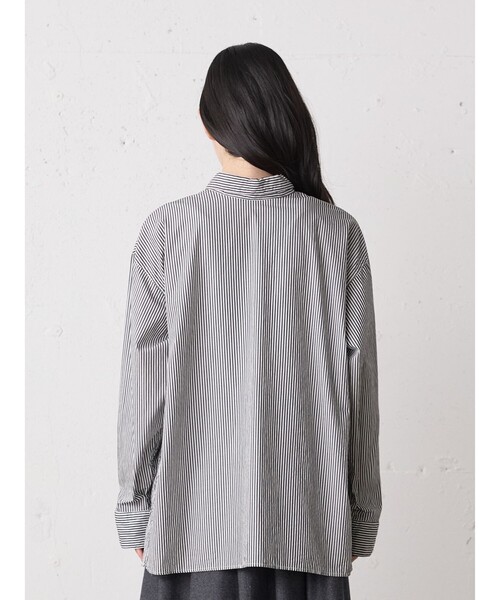「MidiUmi」 長袖シャツ FREE ブルー レディース_画像7