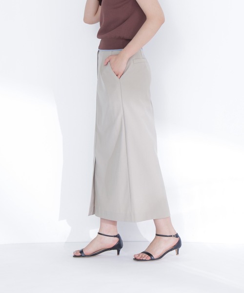 bow3匹★ファビアナフィリッピ★未使用品★リネンロングスカート★ NATURAL BEAUTY BASIC（ナチュラルビューティーベーシック） ロング
