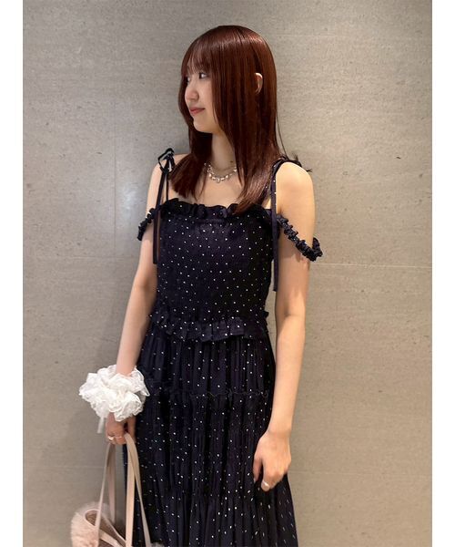 FURFUR（ファーファー） ワンピース ボリュームシャーリングワンピース