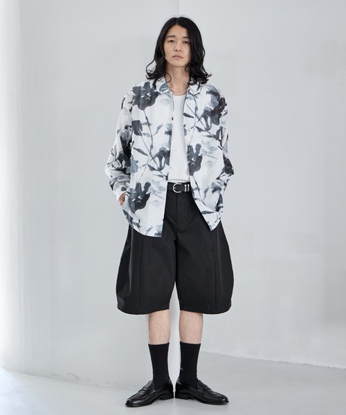 RAGEBLUE（レイジブルー） シャツ Sheer Flower Pattern Shirt