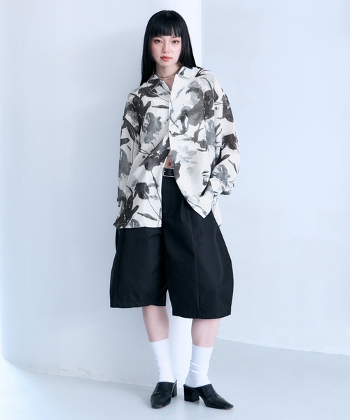 RAGEBLUE（レイジブルー） シャツ Sheer Flower Pattern Shirt