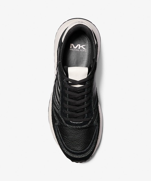 「MICHAEL KORS」 ローカットスニーカー 10 黒いこと メンズ