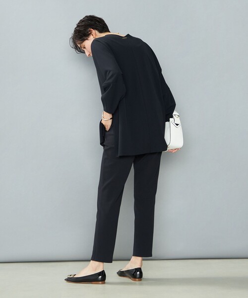 「NOLLEY'S」 イージーパンツ 40 ブラック レディース_画像6