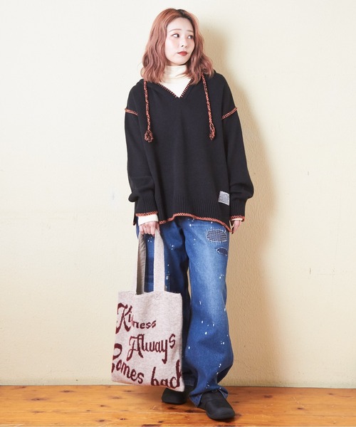 「CUBE SUGAR」 トートバッグ M ベージュ レディース_画像7
