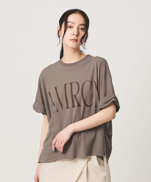 AMERICANA（アメリカーナ） tシャツ 「Americana」ロールアップ