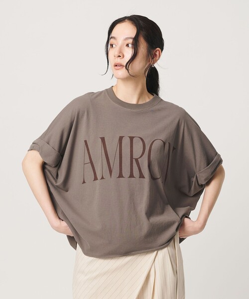 AMERICANA（アメリカーナ） tシャツ 「Americana」ロールアップ