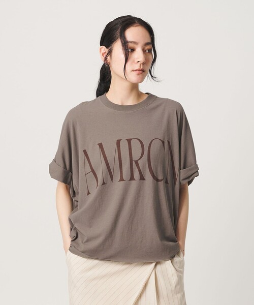 AMERICANA（アメリカーナ） tシャツ 「Americana」ロールアップ