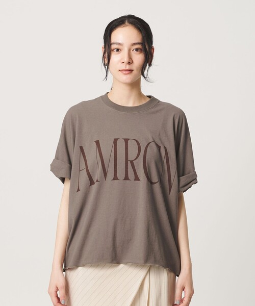 AMERICANA（アメリカーナ） tシャツ 「Americana」ロールアップ