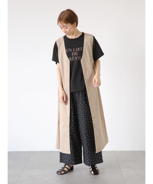 「Lugnoncure」 サロペットスカート F ベージュ レディース_画像7
