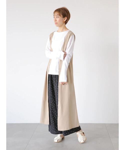 「Lugnoncure」 サロペットスカート F ベージュ レディース_画像9