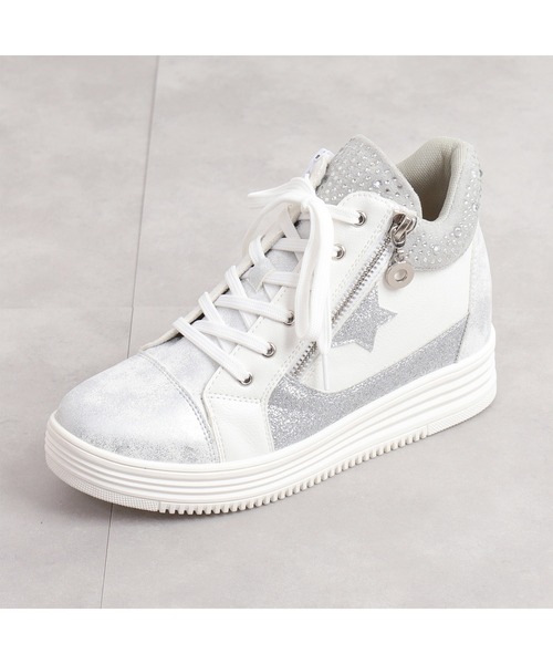「artemis by DIANA」 ハイカットスニーカー L ブラック レディース_画像8