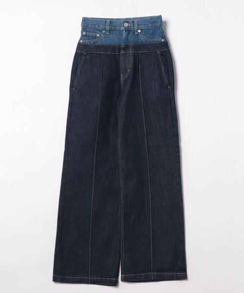 「EMODA」 デニムパンツ SMALL ブラック レディース_画像2