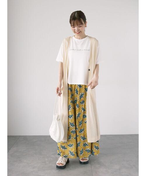 「Lugnoncure」 ロングスカート F イエロー レディース_画像8