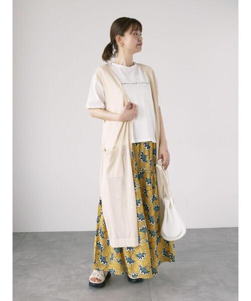 「Lugnoncure」 ロングスカート F イエロー レディース_画像9
