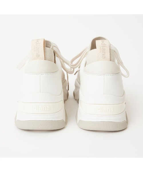 「+diana」 ローカットスニーカー 23.5cm ブラック レディース_画像9