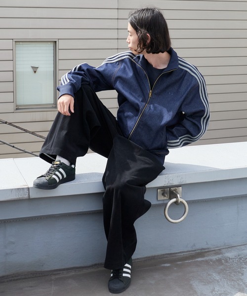 アディダス　　ジャージ　トレフォイルロゴ　ファイヤーバード 89 adidas（アディダス） ジャージ FIREBIRD ORI ADICOLOR RAW DEMNIM