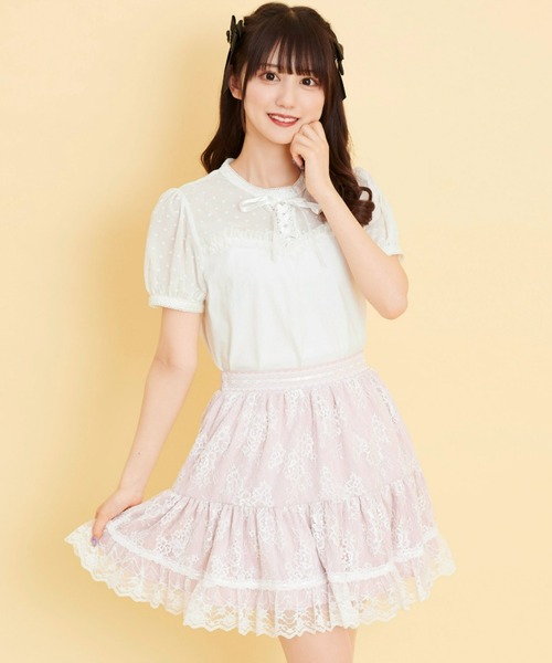 「Secret Honey」 フレアスカート MEDIUM オフホワイト レディース_画像6