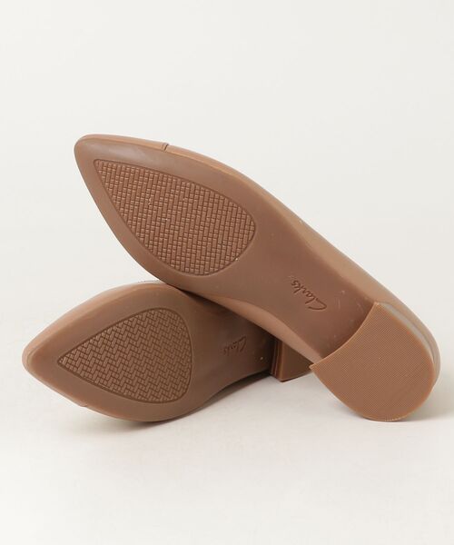 「Clarks」 フラットパンプス UK4.5 ベージュ レディース_画像3