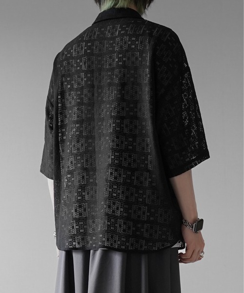 「KUUUPY」 半袖シャツ MEDIUM ブルー メンズ_画像8