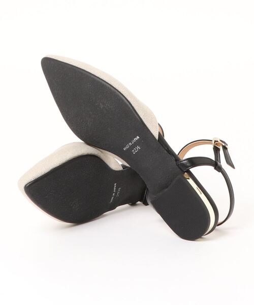 「neue diffusion」 フラットサンダル 24cm イエロー レディース_画像3