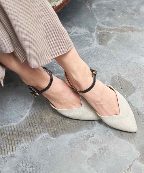 「neue diffusion」 フラットサンダル 24cm イエロー レディース_画像5