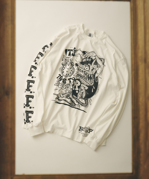 RAT FINK（ラットフィンク） tシャツ 別注 グラフィック ロンT メンズ