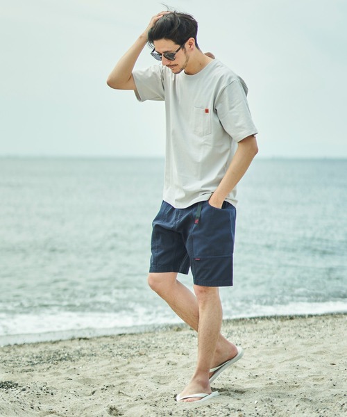 「Gramicci」 チノパンツ MEDIUM ネイビー メンズ_画像9