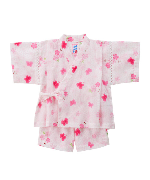 浴衣 うさこ 麻の葉とちょうちょ柄甚平スーツ Zozotown Paypayモール店 通販 Paypayモール