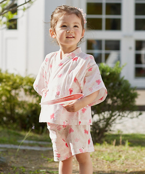 浴衣 うさこ 麻の葉とちょうちょ柄甚平スーツ Zozotown Paypayモール店 通販 Paypayモール