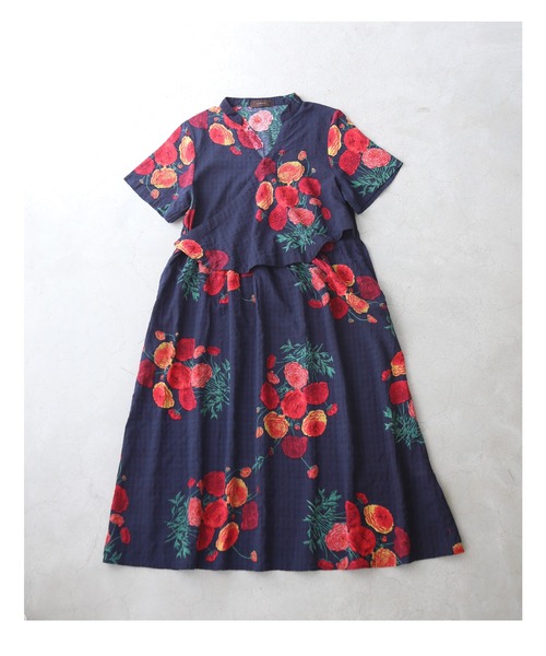 cawaii ワンピース 花のカシュクール風ワンピース : ZOZOTOWN