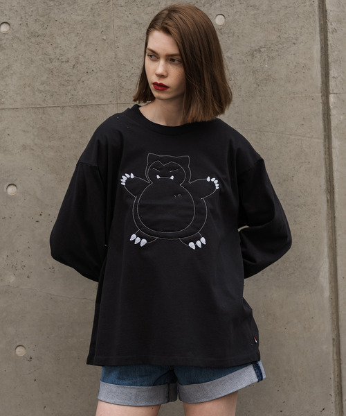 Tシャツ Tシャツ Pokemon Unisex ロングスリーブtシャツ カビゴン Zozotown Paypayモール店 通販 Paypayモール