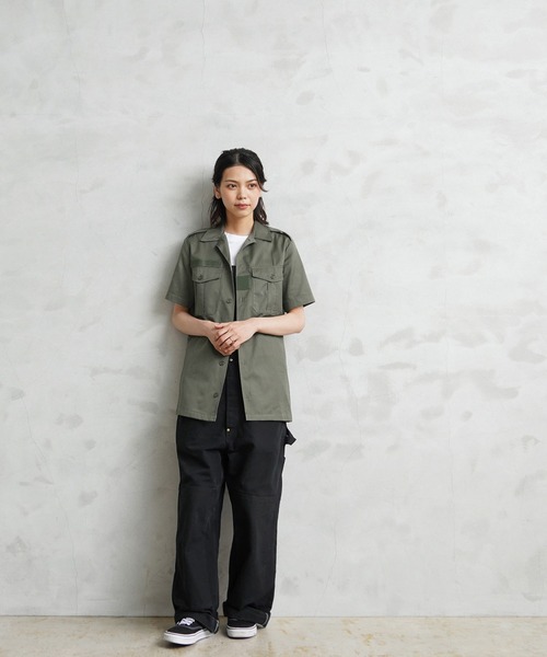 MILITARY シャツ 実物 新品 デッドストック フランス軍