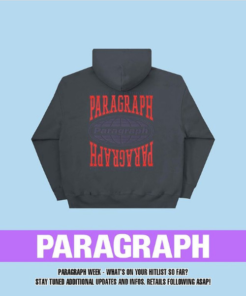日本製 パーカー PayPayモール店 - 通販 - PayPayモール PARAGRAPH ビッグロゴパーカー ZOZOTOWN 超激安定番