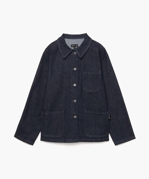agnes b.（アニエスベー） コート アウター デニム ワークジャケット
