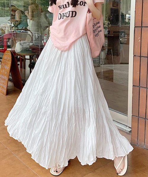 新品未使用✨herlipto オーガンジー ホワイトロングスカート Aライン 新品未使用✨herlipto オーガンジー ホワイトロングスカート Aライン