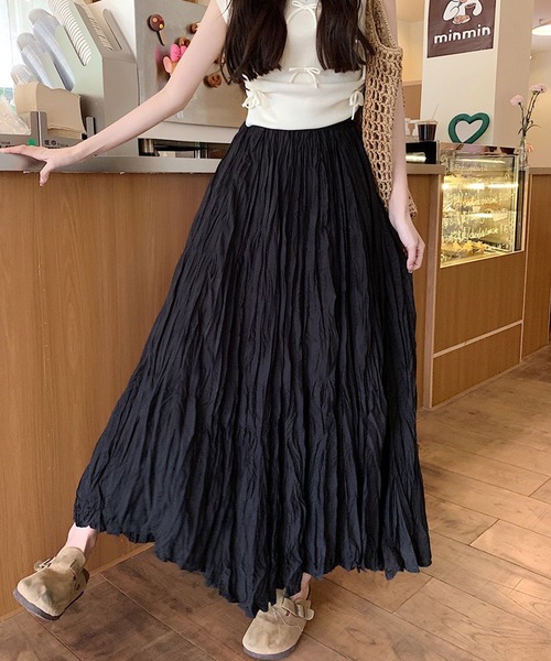shopnikoniko（ショップにこにこ） ロング スカート ＼丈が選べる