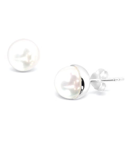 ピアス 「 Az / アズ 」 HALF PEARL EARRINGS レディース_4