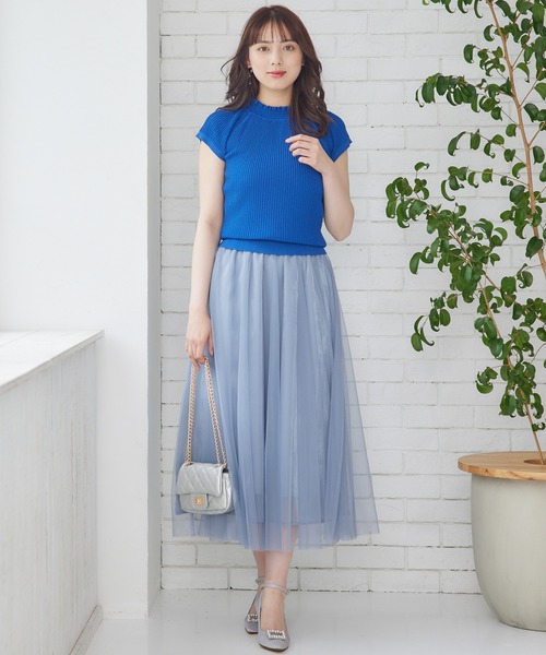 26日までri＊ aimeine バックオープンサイドフリル ニット バックオープンサイドフリルニット｜PETAL ONLINE（ペタル