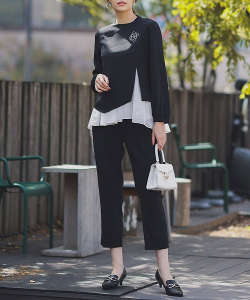 ドリードール 新品レース ブラック パンツスーツ 結婚式 ドレス フォーマル ドリードール 新品レース ブラック パンツスーツ 結婚式 ドレス フォーマル