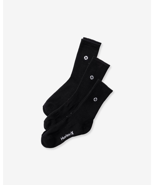 Hurley 3 Pack Crew Socks - Men's Socks in Multi