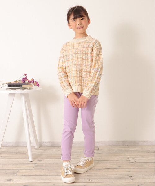 ikka パンツ ストレッチパンツ（120~160cm） キッズ 子供服