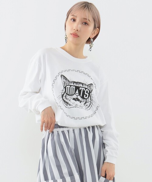 tシャツ 「UNISEX」”マミタス”さま サングラス ロングTシャツ レディース