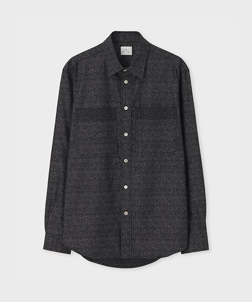 25年Paul Smith　ペイズリーボタニカルインディゴシャツ新品未使用 ジオメトリックボタニカル シャツ（253641901U） | Paul