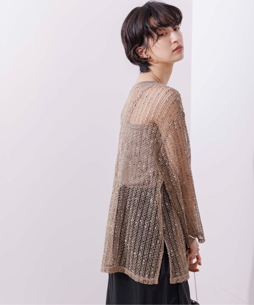 ネップメッシュ ドルマン プルオーバー Eimee Law│Eimee Law