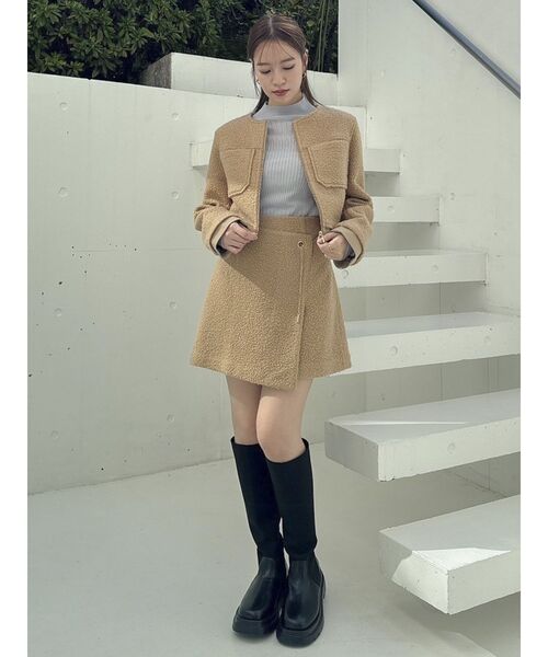 dazzlin（ダズリン） ジャケット ノーカラージャケット コンパクト