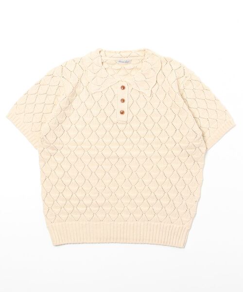「Steven Alan」 半袖ニット FREE ブラウン レディース STEVEN ALAN 「Steven Alan」 半袖ニット FREE ブラウン