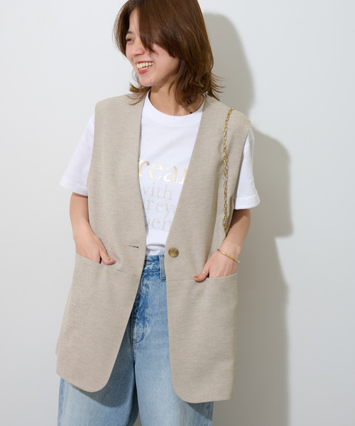 【2025新春福袋】 JOURNAL STANDARD relume ベスト 「追加」ライトオックスノー トップス