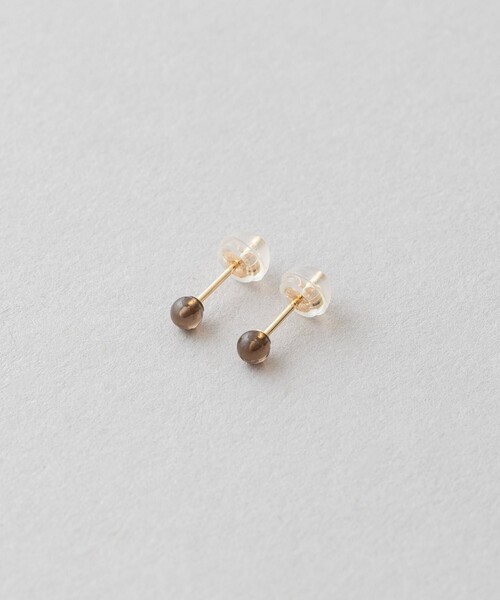 Jouete ピアス K10YG ナチュラルストーン レディース : ZOZOTOWN