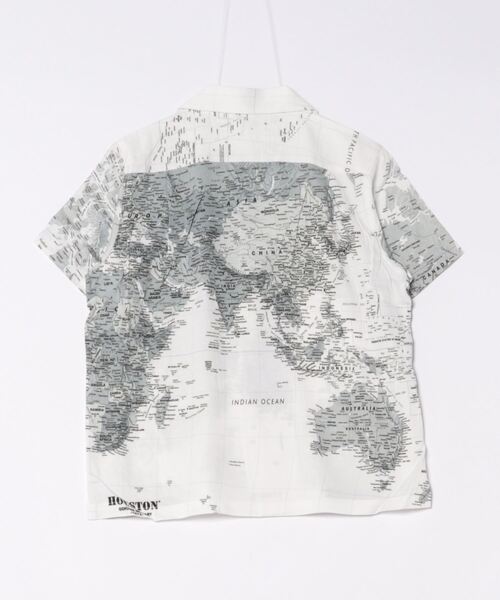 ブラウス シャツ 「HOUSTON woman」ALOHA SHIRT(MAP) レディース HOUSTON ブラウス シャツ 「HOUSTON woman」ALOHA SHIRT(MAP